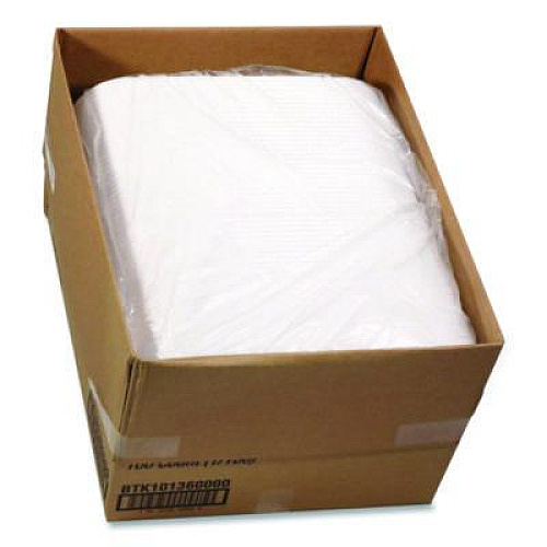 Pactiv Evergreen Laminated Foam Serving Tray, 18 x 14 x 2.18, White, 100/Carton (BTK101360000)
