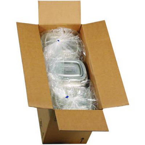 Pactiv Evergreen Classic Carry-Out Container with PET Dome Lid, 22 oz, 8.2 x 6.2 x 1.3, Silver/Clear, Aluminum, 100/Carton (Y6708PET)