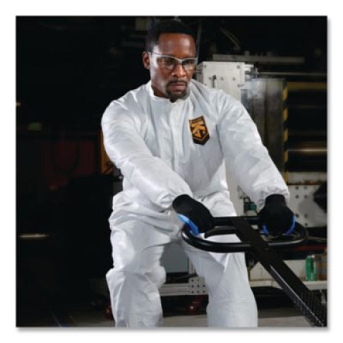 KIMBERLY CLARK A40 Coveralls, Open Wrists and Ankles, Medium, White, 25/Carton (44312)