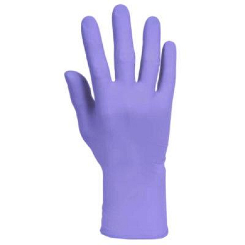 Kimtech PURPLE NITRILE Exam Gloves, Powder-Free, X-Small, 2.8 mil Thick, Lavender, 250/Box (52816)