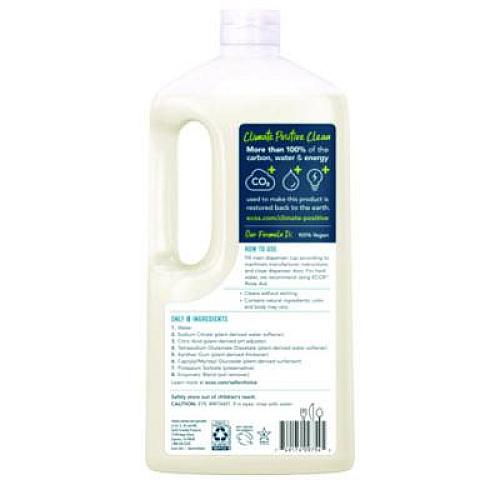 ECOS Automatic Dishwasher Gel, Free and Clear, 40 oz Bottle, 8/Carton (975408CT)