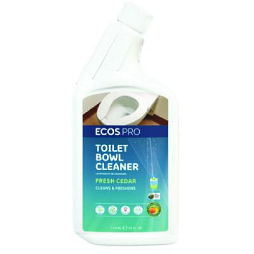 ECOS PRO Toilet Bowl Cleaner, Fresh Cedar Scent, 24 oz Squeeze Bottle, 6/Carton (PL97036CT)
