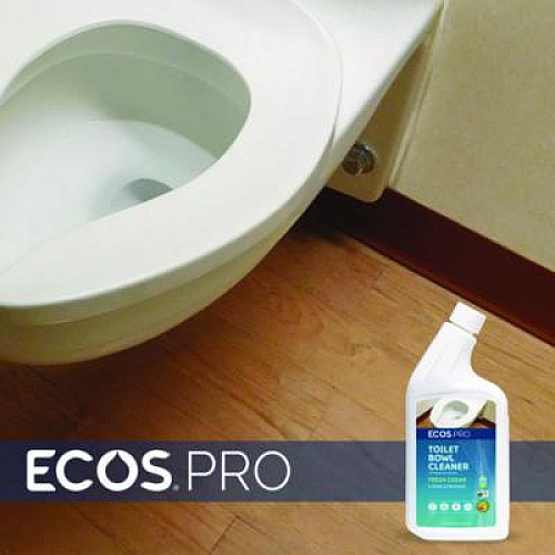 ECOS PRO Toilet Bowl Cleaner, Fresh Cedar Scent, 24 oz Squeeze Bottle, 6/Carton (PL97036CT)