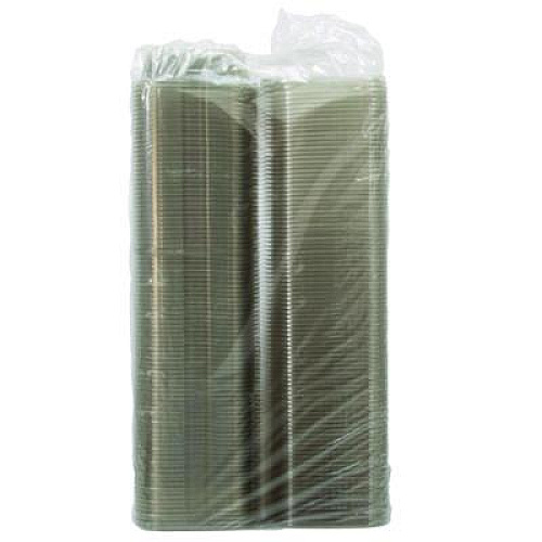 Dart ClearPac SafeSeal rPET Tamper-Resistant/Evident Containers, Embossed Bottom, 24 oz, 6.37 x 7.15 x 1.86, Clear, 200/Carton (CH24DERF)