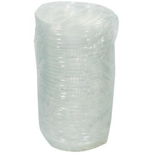 Pactiv Evergreen ClearView Dome-Style Lid with Tabs, 8.9" Diameter x 0.8" h, Clear, Plastic, 126/Carton (YCI800090000)