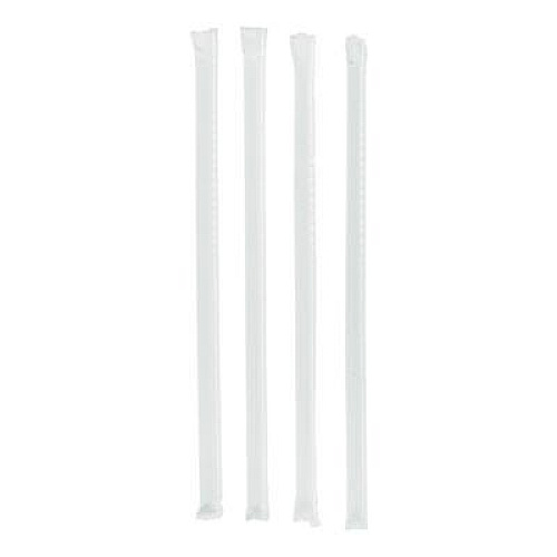 Pactiv Evergreen Giant Paper-Wrapped Straw, 10.25", Polypropylene, Translucent, 1,800/Carton (YSTWG1026)