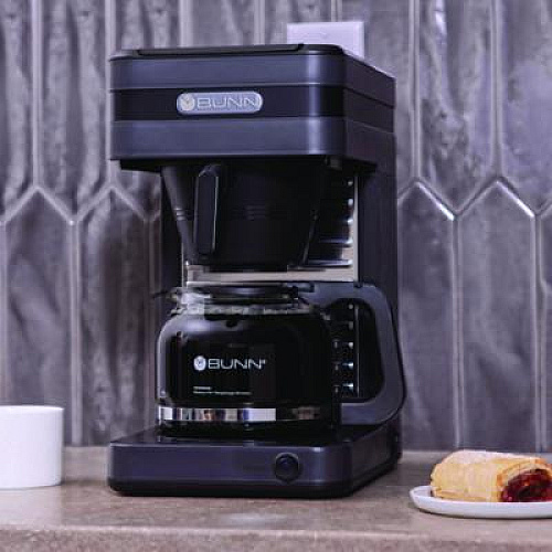 BUNN 10-Cup Speed Brew Elite CSB2G Coffee Maker, Gray/Stainless Steel