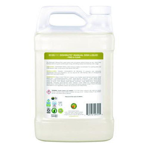 ECOS PRO Dishmate Manual Dish Liquid, 128 oz Bottle (PL972104)