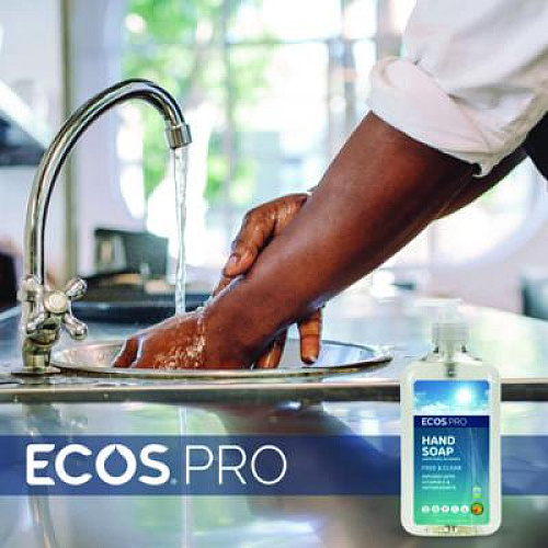 ECOS PRO Liquid Hand Soap, Free and Clear Scent, 17 oz, 6/Carton (PL96636CT)