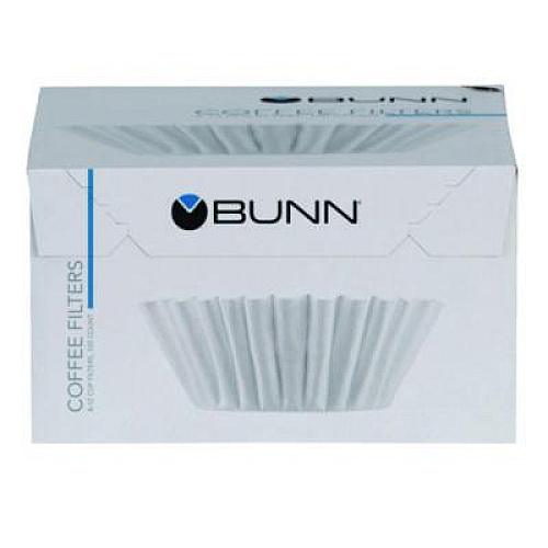 BUNN Coffee Filters, 8 to 12 Cup Size, Flat Bottom, 100/Pack (BCF100B)