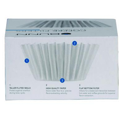 BUNN Coffee Filters, 8 to 12 Cup Size, Flat Bottom, 100/Pack, 12 Packs/Carton (BCF100BCT)