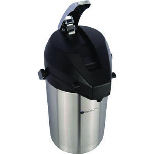 BUNN Lever Action Airpot, 101 oz, Stainless Steel/Black (AIRPOT30)