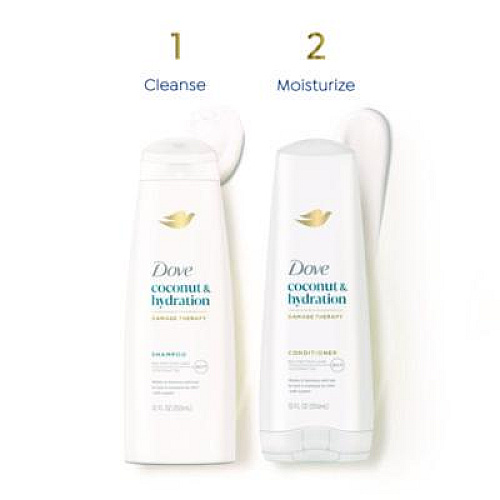 Dove Coconut Conditioner, 12 oz Bottle, 6/Carton (69795720)