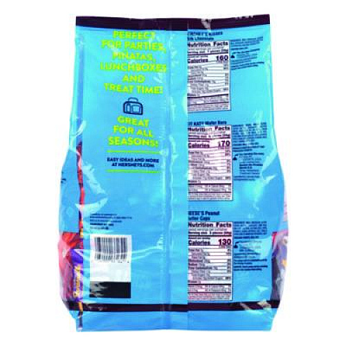 Hershey's Assorted Minis Value Pack, Assorted Chocolates, 63.4 oz Bag, 230 Pieces (22002450)