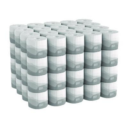 Georgia Pacific Professional Pacific Blue Basic Bathroom Tissue, Septic Safe, 2-Ply, White, 550 Sheets/Roll, 80 Rolls/Carton (1988001)