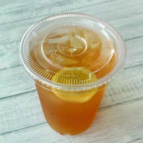 Boardwalk PET Cold Cup Lids, Fits 14 oz to 24 oz Cold Cups, Plastic, Clear, 100/Sleeve, 10 Sleeves/Carton (PETSTRAW)