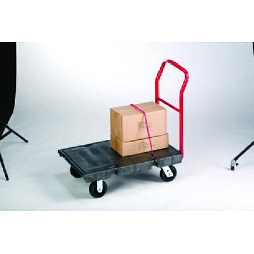 Rubbermaid Commercial Heavy-Duty Platform Truck Cart, 1,000 lb Capacity, 24 x 36 Platform, Black (4403BLA)