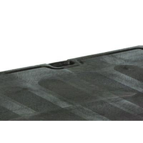 Rubbermaid Commercial Platform Truck with 8" Polyolefin Casters, 2,000 lb Capacity, 30 x 60 x 7, Black (4471BLA)