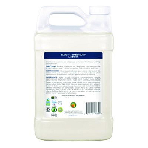 ECOS PRO Liquid Hand Soap, Lavender, 1 gal, 4/Carton (PL966504CT)