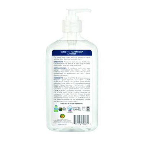 ECOS PRO Liquid Hand Soap, Lavender Scent, 17 oz, 6/Carton (PL96656CT)