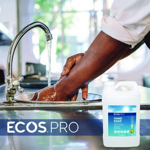 ECOS PRO Liquid Hand Soap, Free and Clear, 1 gal, 4/Carton (PL966304CT)