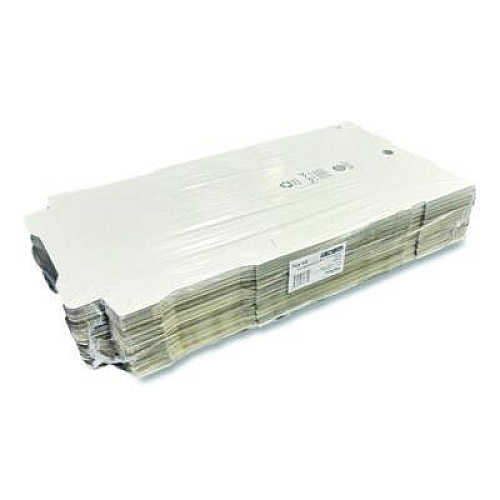 Karat Corrugated Pizza Boxes, 12 x 12 x 1.97, White/Brown, 50/Carton (FPPBF12W)