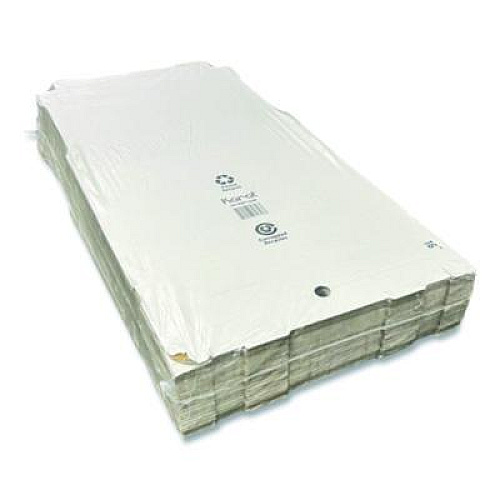 Karat Corrugated Pizza Boxes, 16 x 16 x 1.97, White/Brown, 50/Carton (FPPBF16W)
