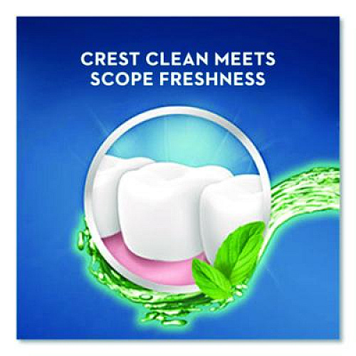 Crest Plus Scope Classic Mouthwash, Classic Mint Flavor, 36 mL Bottle, 52/Carton (95658)