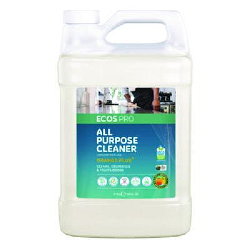 ECOS PRO Orange Plus All-Purpose Cleaner and Degreaser, Citrus Scent, 1 gal Bottle, 4/Carton (PL970604CT)