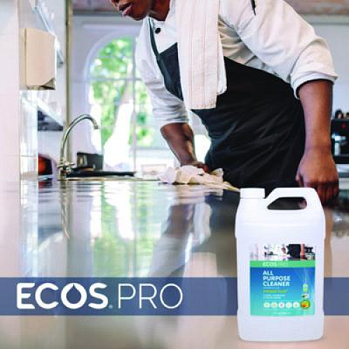 ECOS PRO Orange Plus All-Purpose Cleaner and Degreaser, Citrus Scent, 1 gal Bottle, 4/Carton (PL970604CT)