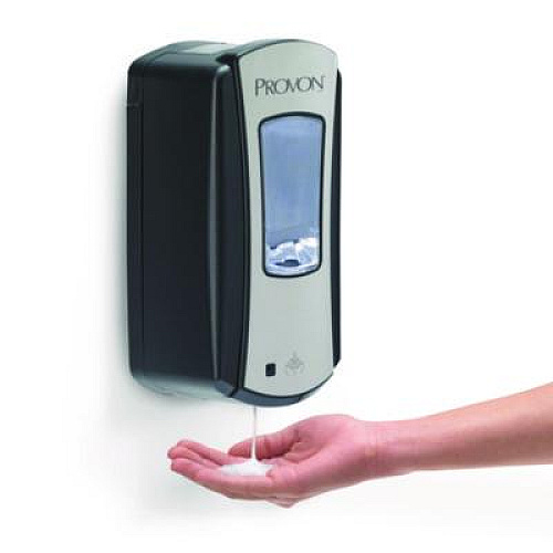 PROVON LTX-12 Dispenser, 1,200 mL, 4.38 x 11.28, Chrome (197204EA)