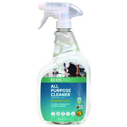 ECOS PRO Orange Plus All-Purpose Cleaner and Degreaser, Citrus Scent, 32 oz Spray Bottle, 6/Carton (PL97066CT)