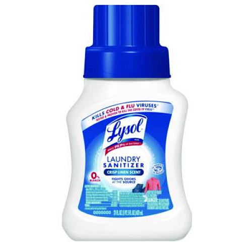 LYSOL Brand Laundry Sanitizer, Crisp Linen Scent, 21 oz Bottle, 6/Carton (56374CT)