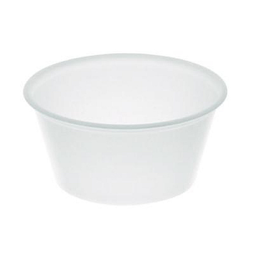 Pactiv Evergreen Plastic Portion Cup, 3.25 oz, Translucent, 3,000/Carton (YS300A)