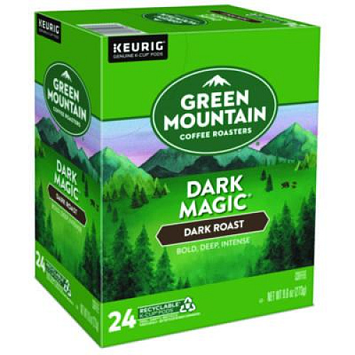 Green Mountain Coffee Dark Magic Extra Bold Coffee K-Cup Pods, 24/Box (4061)