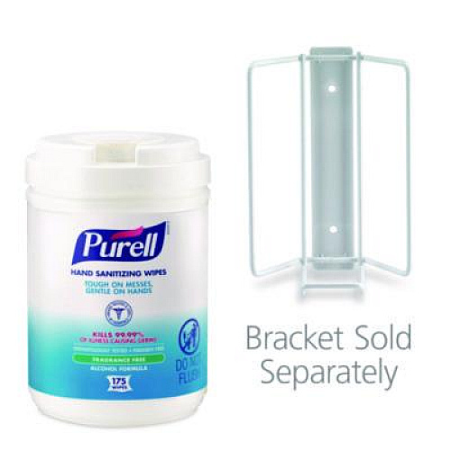 PURELL Hand Sanitizing Wipes Basic Wall Bracket, White (901401)