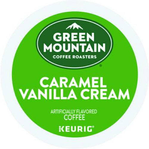 Green Mountain Coffee Caramel Vanilla Cream Coffee K-Cups, 96/Carton (6700CT)