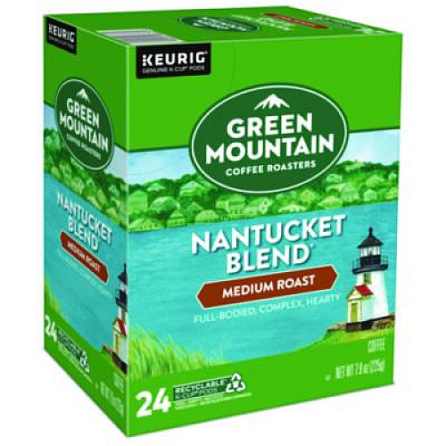 Green Mountain Coffee Nantucket Blend Coffee K-Cups, 24/Box (6663)
