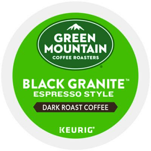 Green Mountain Coffee Black Granite Espresso Style K-Cups, 24/Box (9530)