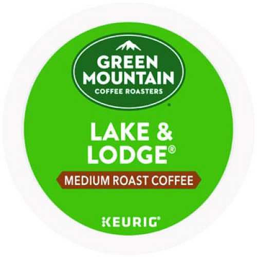 Green Mountain Coffee Lake and Lodge Coffee K-Cups, Medium Roast, 96/Carton (6523CT)