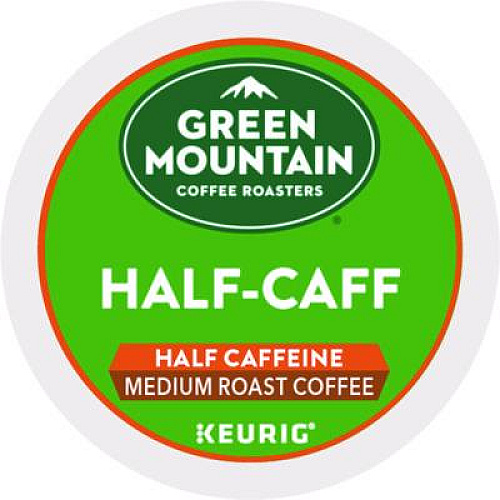 Green Mountain Coffee Half-Caff Coffee K-Cups, 24/Box (6999)