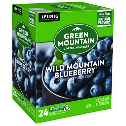 Green Mountain Coffee Fair Trade Wild Mountain Blueberry Coffee K-Cups, 96/Carton (6783CT)