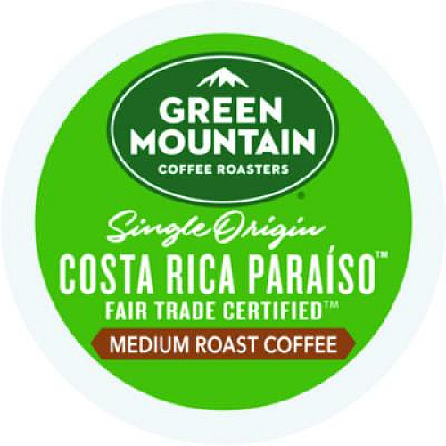 Green Mountain Coffee K-Cup Pods Costa Rica Paraiso, 24/Box (8087)