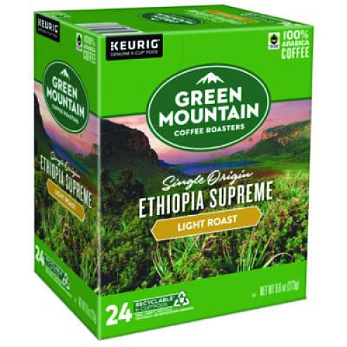 Green Mountain Coffee Ethiopian Supreme K-Cups, 24/Box (8488)