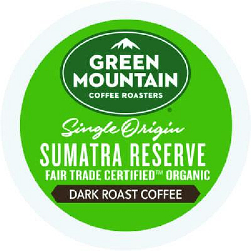 Green Mountain Coffee Fair Trade Organic Sumatran Extra Bold Coffee K-Cups, 96/Carton (4060CT)