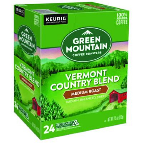 Green Mountain Coffee Vermont Country Blend Coffee K-Cups, 96/Carton (6602CT)