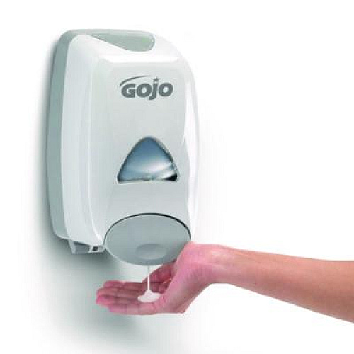 GOJO FMX-12 Soap Dispenser, 1,250 mL, 6.12 x 5.13 x 10.5, Gray/White (515006)