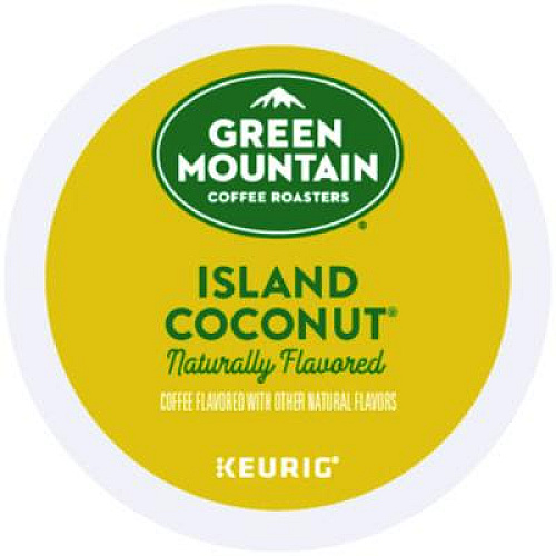 Green Mountain Coffee Island Coconut Coffee K-Cup Pods, 24/Box (6720)