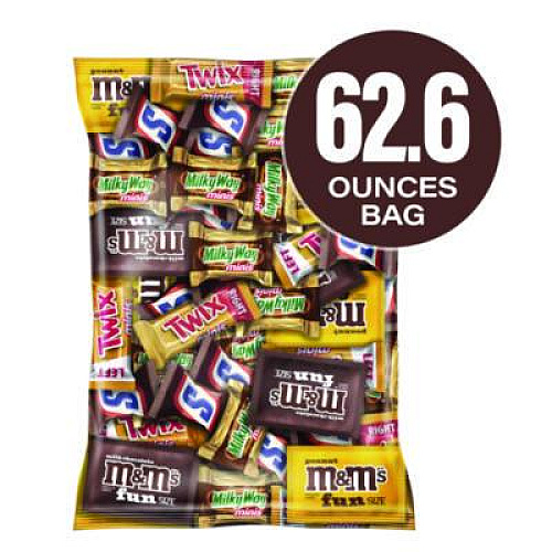 MARS Minis Mix Variety Pack, 62.6 oz Bag (22000016)