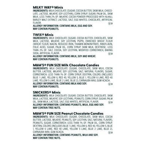 MARS Minis Mix Variety Pack, 62.6 oz Bag (22000016)